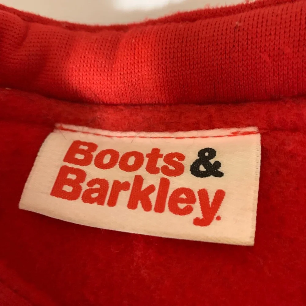 Boots & Barkley Dog Vest Large Red Plaid Reversible Fleece Quilted Jacket
